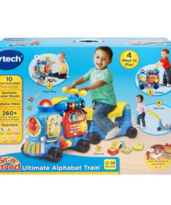 VTech Sit-to-Stand Ultimate Alphabet Train, Blue Standard Packaging 35 81HjSkNm8GL