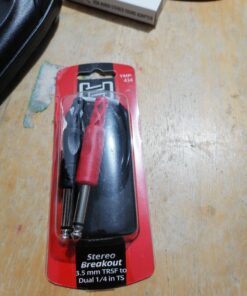 Hosa YMP-434 3.5 mm TRSF to Dual 1/4" TS Stereo Breakout Cable 3.5mm TRSF to Dual 1/4" TS 19 81HjeEpe0JL