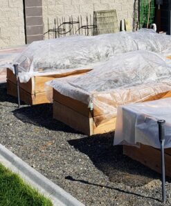 Harvest Guard Freeze Protection Plant Cover, Floating Frost Blanket for Outdoor Plants and Lawn Seed Germination, Reusable Garden Fabric Plant Cover Warmer for Harsh Weather (5' x 25') 5'x25' 8 81Hl4ttw0qL