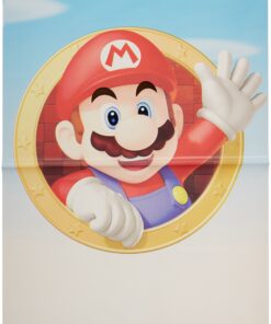 Super Mario Happy Birthday Giant Scene Setters Wall Decorating Kit Party Backdrop, 5 Pieces, Made from Vinyl, Multicolor, 59" x 65" by Amscan 15 81HlDHSGhbL