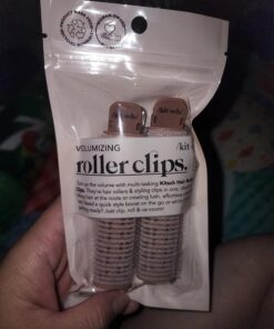 Kitsch Instant Volumizing Hair Clips for Women - Hair Roller Clips with Velcro Roller | Clip for Hair Volume & Curl | Easy to Use Volume Hair Clips for Root Lift of All Hair Type | Curl Clips, 2 Pcs 26 81HlQvwembL