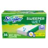 Swiffer Sweeper Wet Mopping Cloth Multi Surface Refills, Febreze Lavender Scent, 36 count 36 Count (Pack of 1) Wet Mop 50 81HmCjRmgBL