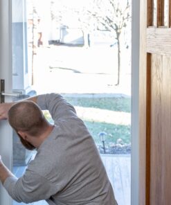 Duck Brand Heavy-Duty Self Adhesive Weatherstrip Seal for Large Gap, 3/8-Inch x 1/4-Inch x 17-Feet, 1 Seal, White (282433) 28 81HmR6QAdRS