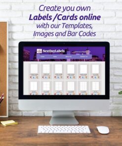 NextDayLabels - Laser/Ink Jet White Labels (1.5" Round for Printing with NO Bleed - 30 Per Page | 750 Labels) 1.5" Round - 30 Per Page | 750 Labels 19 81Hn2Fpfp7L