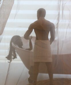 Sophia's Classic White Clawfoot Bathtub with Handheld Shower Head and Faucet Furniture Set for 18" Dolls, White/Silver 32 81Hnj75 IaL