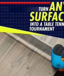 NIBIRU SPORT Ping Pong Paddles Set - Professional Table Tennis Rackets and Balls, Retractable Net with Posts and Storage Case - Pingpong Paddle and Game Table Accessories 12 81Hnp7gbNIL