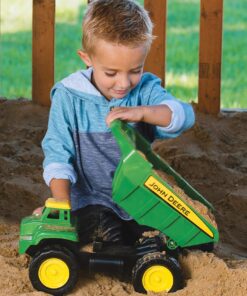 TOMY John Deere 15" Big Scoop Dump Truck with Sand Tools, Brown/a Retail Packaging 8 81HoYW9XjL