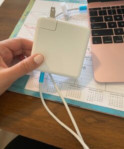 Tearplex Mac Book Pro Charger - 96W USB C Charger Fast Charger for USB C Port MacBook pro & MacBook Air, ipad Pro, Samsung Galaxy and All USB C Device, 6.6 ft USB C to USB C Cable Included White-96W 39 81Hqd1UbFCL