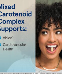 Jarrow Formulas CarotenAll - 60 Softgels - Supplement Provides Seven Major Carotenoids Found in Fruits & Vegetables to Support Cardiovascular & Vision Health - Up to 60 Servings 60 Count (Pack of 1) 16 81HrN4 fbJL