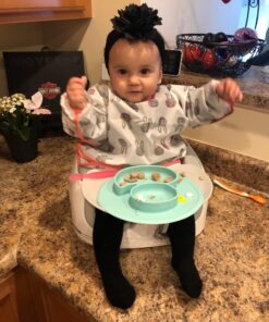 Bumbo Baby Toddler Adjustable 3 in 1 Multi Seat High Chair and Booster Seat with Removable Tray and Buckle Strap for Toddlers 1 to 3, Cool Gray Cool Grey 30 81HseNSo6EL