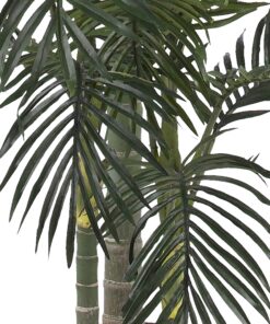 Nearly Natural 5289 6.5ft. Golden Cane Palm Silk Tree,Green 31 81Hszbtl0UL
