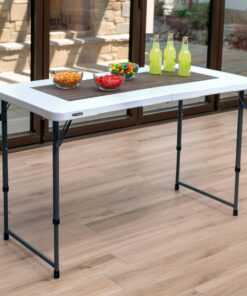 Lifetime Height Adjustable Craft Camping and Utility Folding Table 40 81Hu6jkQyzL