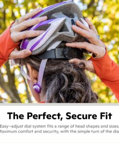 Schwinn Thrasher Adult Bike Helmet, Lightweight Microshell, Men and Women, Dial Fit Adjustment, LED and Non-Lighted Options, Suggested Fit 58-62 Cm Black 42 81Hv o0DiBL