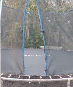 SkyBound Replacement Trampoline Mat, Fits 14ft Frames w/Spring Tool and Durable V-Rings, Bounce Safely with Extra Rows of Stitching - Jumping Mat for 14ft Round Trampoline - Fit 72, 88, and 96 Springs 150” Wide | 72 Rings | Fits 5.5” springs Black 30 81HvFQHVdGL