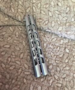 WodsWod Butterfly Knife Trainer, Practice Training Butterfly Knife Tool, Balisong Trainer Unsharpened Blade 16 81HvNx2sB L