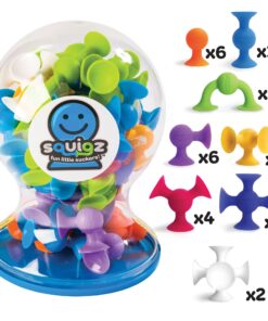 Fat Brain Toys Squigz Deluxe Set - 50-Piece Suction Construction Toy for Ages 3+ 19 81HvxlGQL1L