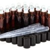 Vivaplex 24, Amber, 10 ml Glass Roll On Bottles with 3-3 ml Dropper's 30 81HwjJycMDL