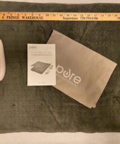 Pure Enrichment® PureRelief™ XL Heating Pad - 12" x 24" Electric Heating Pad for Back Pain & Cramps, 6 Heat Settings, FSA/HSA Eligible, Soft Machine Wash Fabric, Auto-Off & Moist Heat (Charcoal Gray) 42 81Hz6jIZD9L
