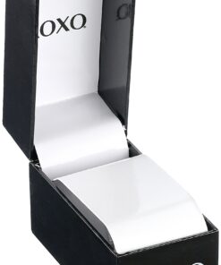 Accutime XOXO Women's Analog Watch with Rose Gold-Tone Case, Gray Sunray Dial, Narrow Gray Leather Strap - Official XOXO Woman's Rose-Gold Watch - Model: XO3400 26 81HzasQSX3L