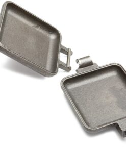 Alternative view of Square Pie Iron - Cast Iron Gray