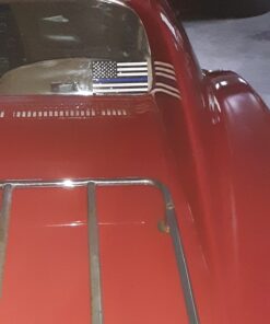 Thin Blue Line Flag Decals - 3x5 in. Black White and Blue American Flag Stickers for Cars, Trucks - in Support of Police and Law Enforcement Officers (2-Pack) 2-pack 45 81I4ratYe1L