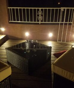 FVTLED Low Voltage LED Deck Lighting Kit Stainless Steel Waterproof Outdoor Landscape Garden Yard Patio Step Decoration Lamps LED In-ground Lights, Pack of 10(Warm White) 27 81I5LMcz1vL