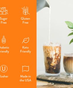 Jordan's Skinny Syrups Sugar Free Coffee Syrup, Salted Caramel Flavor Drink Mix, Zero Calorie Flavoring for Chai Latte, Protein Shake, Food & More, Gluten Free, Keto Friendly, 25.4 Fl Oz, 6 Pack 25.4 Fl Oz (Pack of 6) 9 81I7WQusxfL