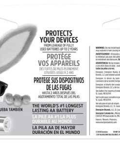 Energizer AA Batteries, Max Double A Battery Alkaline, 24 Count 24 Count (Pack of 1) 33 81I9z7VUchL