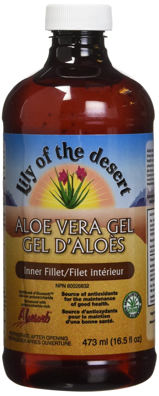 Lily of The Desert Aloe Vera Gel 16 oz 16.5 Fl Oz (Pack of 1)