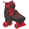 Trac Star Youth Boy's Adjustable Roller Skate Medium (12J-2) Black/Red 17 81IEoLUv4sL