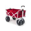 Mac Sports Heavy Duty Collapsible Folding All Terrain Utility Wagon Beach Cart - Red/White 5 81IF6XAB0XL