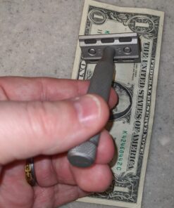 ROCKWELL RAZORS 6S Stainless Steel Double-Edge Safety Razor with 6 Adjustable Shave Settings and 5 Blades, 8 Piece Set, Silver 31 81IG2d33MSL