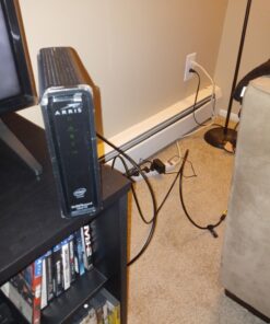 ARRIS SURFboard SBG10 DOCSIS 3.0 16 x 4 Gigabit Cable Modem & AC1600 Wi-Fi Router , Comcast Xfinity, Cox, Spectrum , Two 1 Gbps Ports , 400 Mbps Max Internet Speeds , SURFboard App 37 81II9lO1PWL