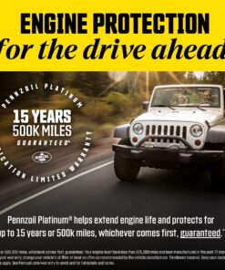 Pennzoil Ultra Platinum Full Synthetic 5W-30 Motor Oil (5-Quart, Single Pack) 5 Quart 21 81IIgeK8XzL