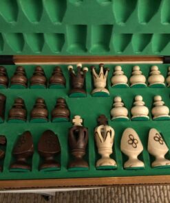 Wegiel Royal 48 European Wooden Handmade International Chess Set 26 81IK MwRPcL
