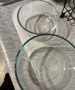 Pyrex Simply Store 6-Pc Glass Food Storage Set with BPA-Free Lids, 7-Cup to 2-Cup Round Containers, Dishwasher, Microwave & Freezer Safe, Blue 6 PIECE Medium 24 81IKrGydsOL