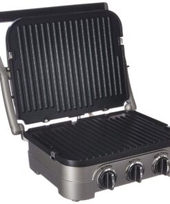 Alternative view of Cuisinart Griddler Gourmet, 5 Functions in 1 Unit: Contact Grill, Panini Press, Full Grill, Full Griddle, and Half Grill/Half Griddle
