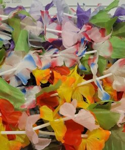 Joyin Toy 36 Counts Hawaiian Leis Bulk, Tropical Flower Lei Hawaiian Lei Beach Hawaii Luau Party Favors Decoration Birthday Party Supplies(3 Dozen) 33 81ILDCz4dEL