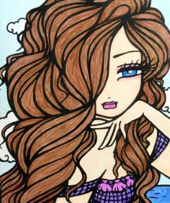 Sweet & Simple Whimsy Girls: Mermaids and More to Color 61 81ILpBy7 cL