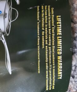 Cooks Standard Wok Multi-Ply Clad Stir Fry Pan, 13" with High Dome lid, Silver 82 81IOIqSgEjL