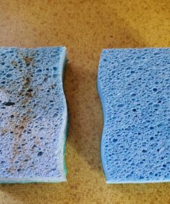 O-Cedar Scrunge Multi-Use (Pack of 6) Non-Scratch, Odor-Resistant All-Purpose Scrubbing Sponge Safely Cleans All Hard Surfaces in Kitchen and Bathroom, 6 Count (Pack of 1), Blue 6 Count (Pack of 1) 53 81IOK59AGIL
