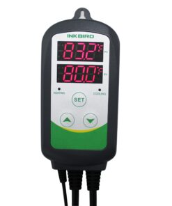 Inkbird ITC308S Freezer Temperature Controller Heating Cooling Plug Thermostat Pre Wired Digital 2 Stage Temp Control Outlet for Greenhouse Heater Cooler Incubator Reptile with Short Probe Sensor ITC-308S+SHORT probe 7 81IOThRGL