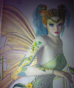 Mermaids, Fairies & Fantasy: Grayscale Coloring Book for Grownups, Adults (Wingfeather Coloring Book) 60 81IRLBx xZL