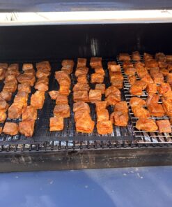 BBQ Butler Non-Stick BBQ Mesh Grill Mat- Perfect For Smokers - Traeger, Green Egg, Kamodo Compatible - 2 Mats 17 81IS7f5D4bL