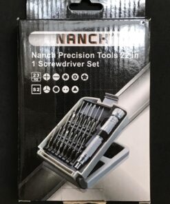 Nanch Small Precision Screwdriver Set for Electronics,22 in 1 Micro Screwdriver Set with Extendable Aluminum Handle 22 in 1 58 81ISIS RsKL