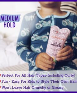 California Baby Overtired & Cranky Jelly Mousse | Hair Gel For Kids | Medium-Hold | Plant-Based | Allergy Friendly | Non-Sticky Baby Hair Gel | 82 g / 2.9 oz. 10 81IT0k9IfML