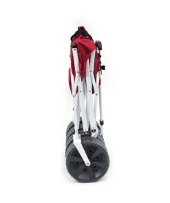Mac Sports Heavy Duty Collapsible Folding All Terrain Utility Wagon Beach Cart - Red/White 18 81IWDACC95L