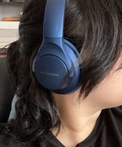 Soundcore Anker Life Q20 Hybrid Active Noise Cancelling Headphones, Wireless Over Ear Bluetooth Headphones, 60H Playtime, Hi-Res Audio, Deep Bass, Memory Foam Ear Cups, for Travel, Home Office Blue 27 81IXQSHSsuL 1