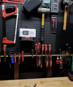 Master Magnetics 24” Heavy-Duty Magnetic Tool Holder, Easy-Install, 20-lb per inch Pull Force, Black Powder Coat with Yellow Stripe (AM1PLC) 24" 39 81IXgUIdANL