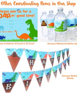 Alternative view of POP parties Dinosaur Party Invitations - 10 Invitations + 10 Envelopes